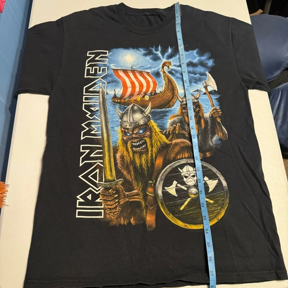 Vintage 2006 Iron Maiden “A Matter of Life and Death Nordic” T Shirt‎ S Tour